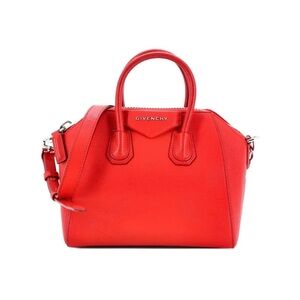 Givenchy Red Structured Satchel